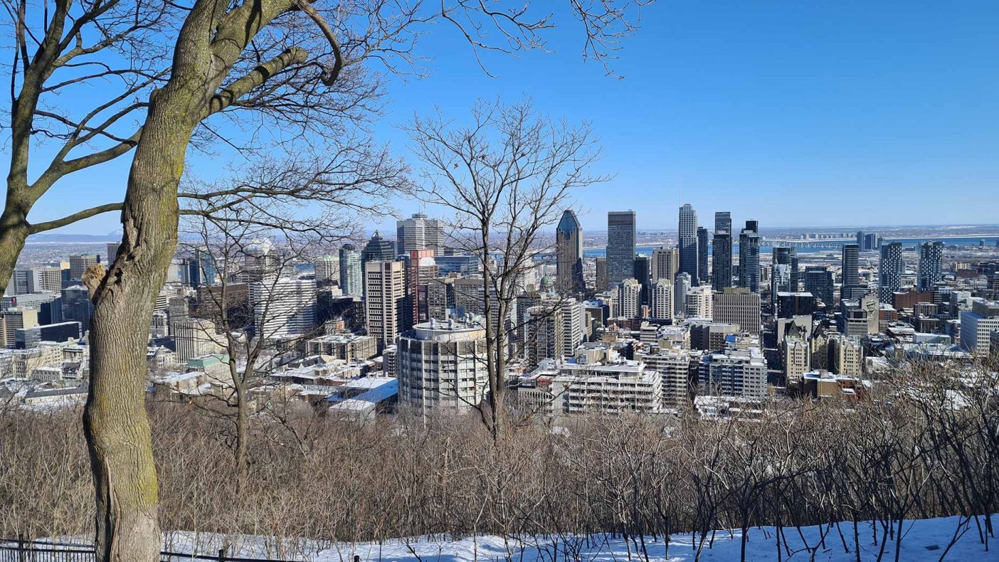 Le belvédère du Mont Royal à Montréal Vanille