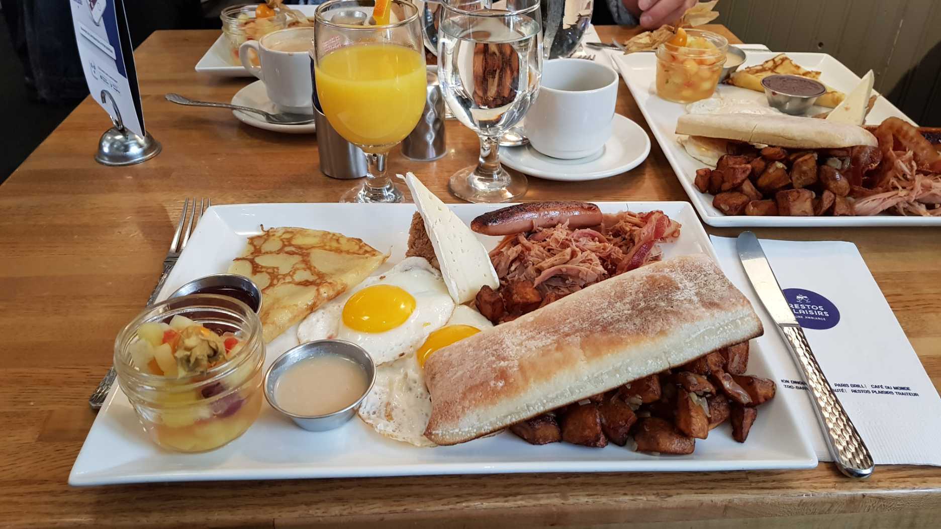 brunch in lapin saute in quebec